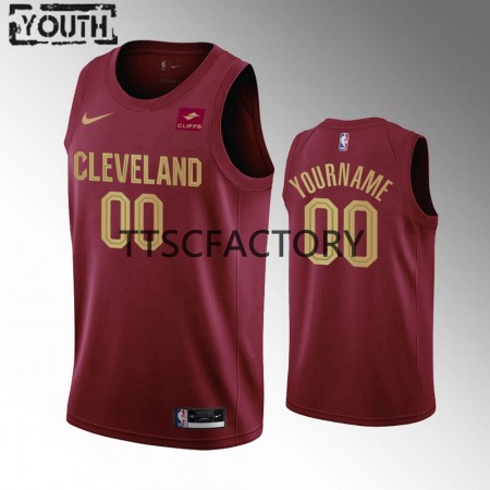 NBA Cleveland Cavaliers Trikot Personalisierung Nike 2022-23 Icon Edition Rot Swingman - Kinder